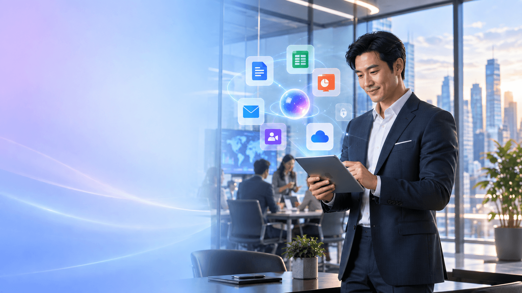 ภาพประกอบ Microsoft 365 สำหรับธุรกิจ